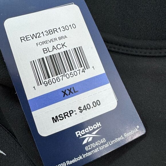 NWT Reebok Forever Sports Bra (XXL) - Picture 4 of 5